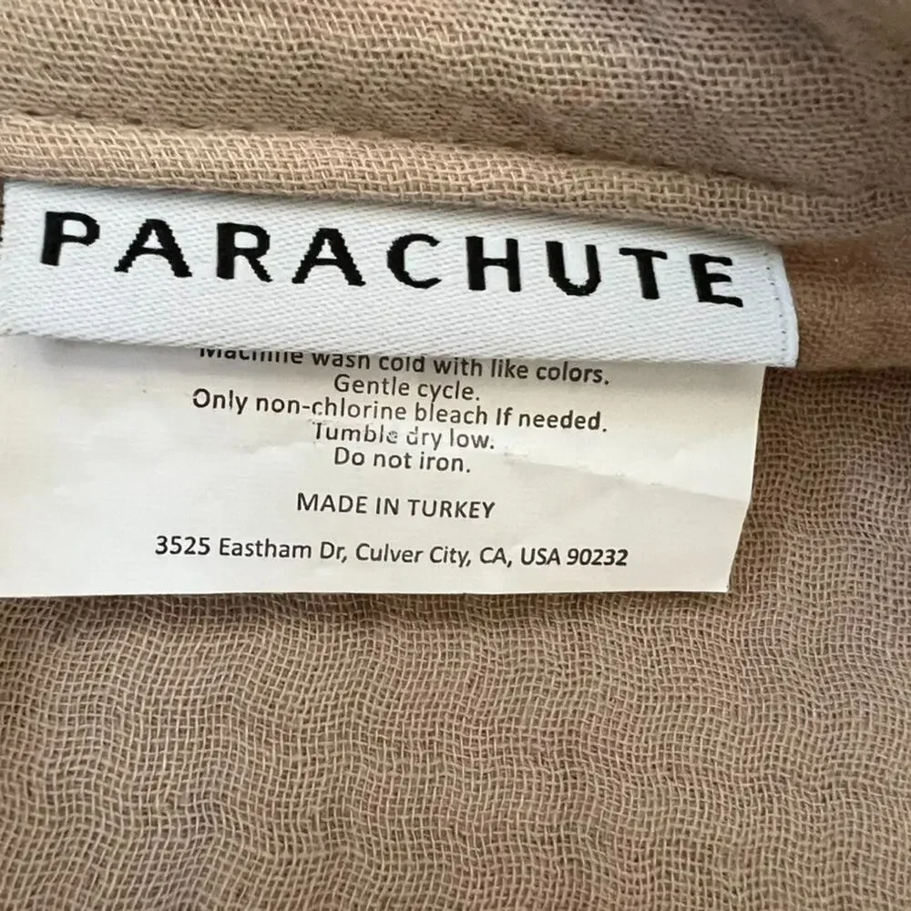 PARACHUTE Pillow Sham Cloud Organic Cotton Set of Two King Tan